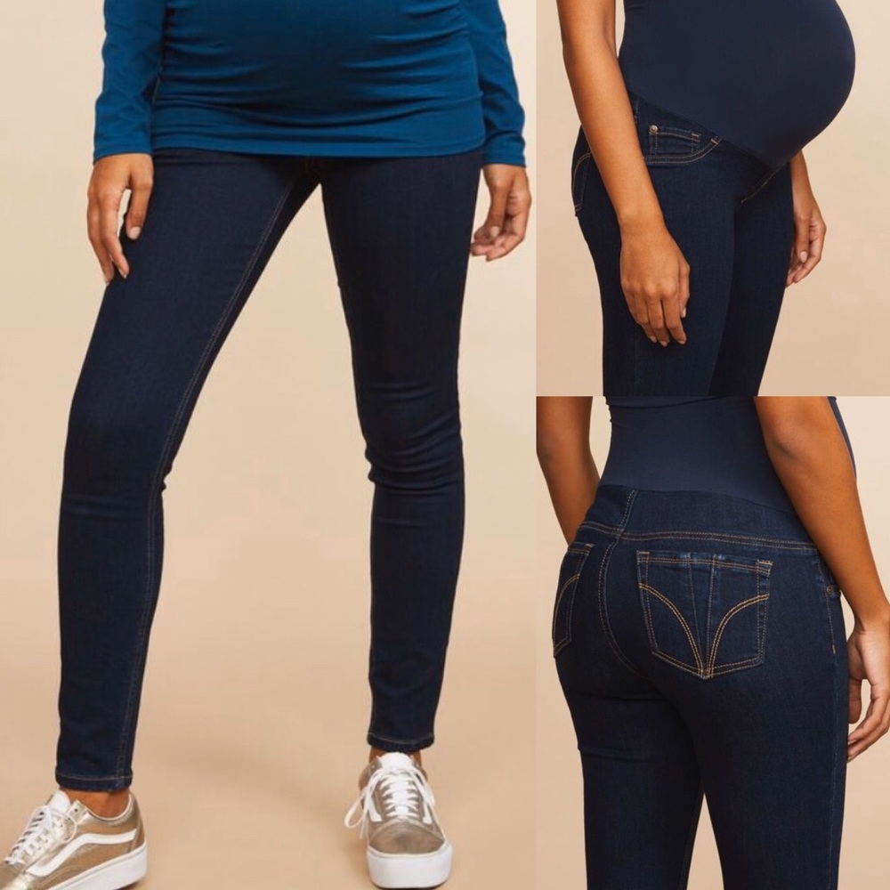 NWT Motherhood Maternity Skinny Jeans Large Petite